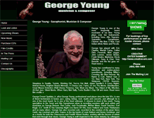 Tablet Screenshot of georgeyoungmusic.com